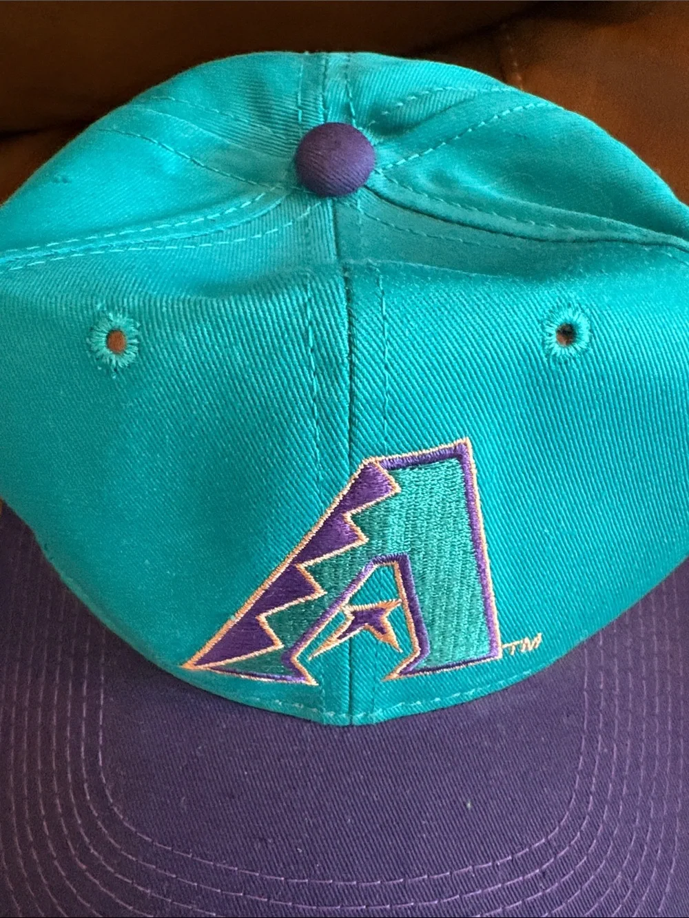 Woman’s Teal‎ and Purple Baseball Cap
